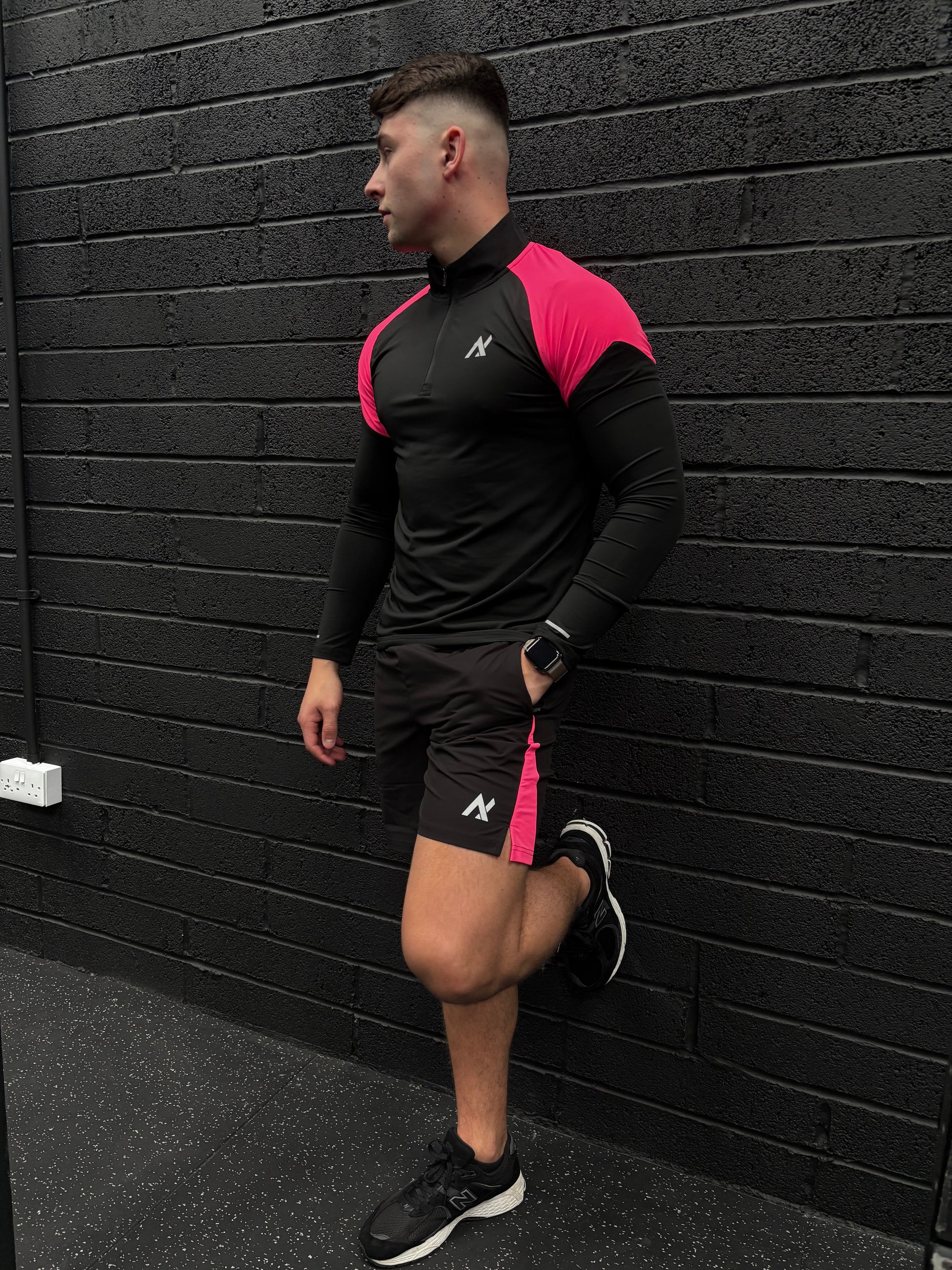 AX PERFORMANCE 3 PIECE SET BLACK | PINK