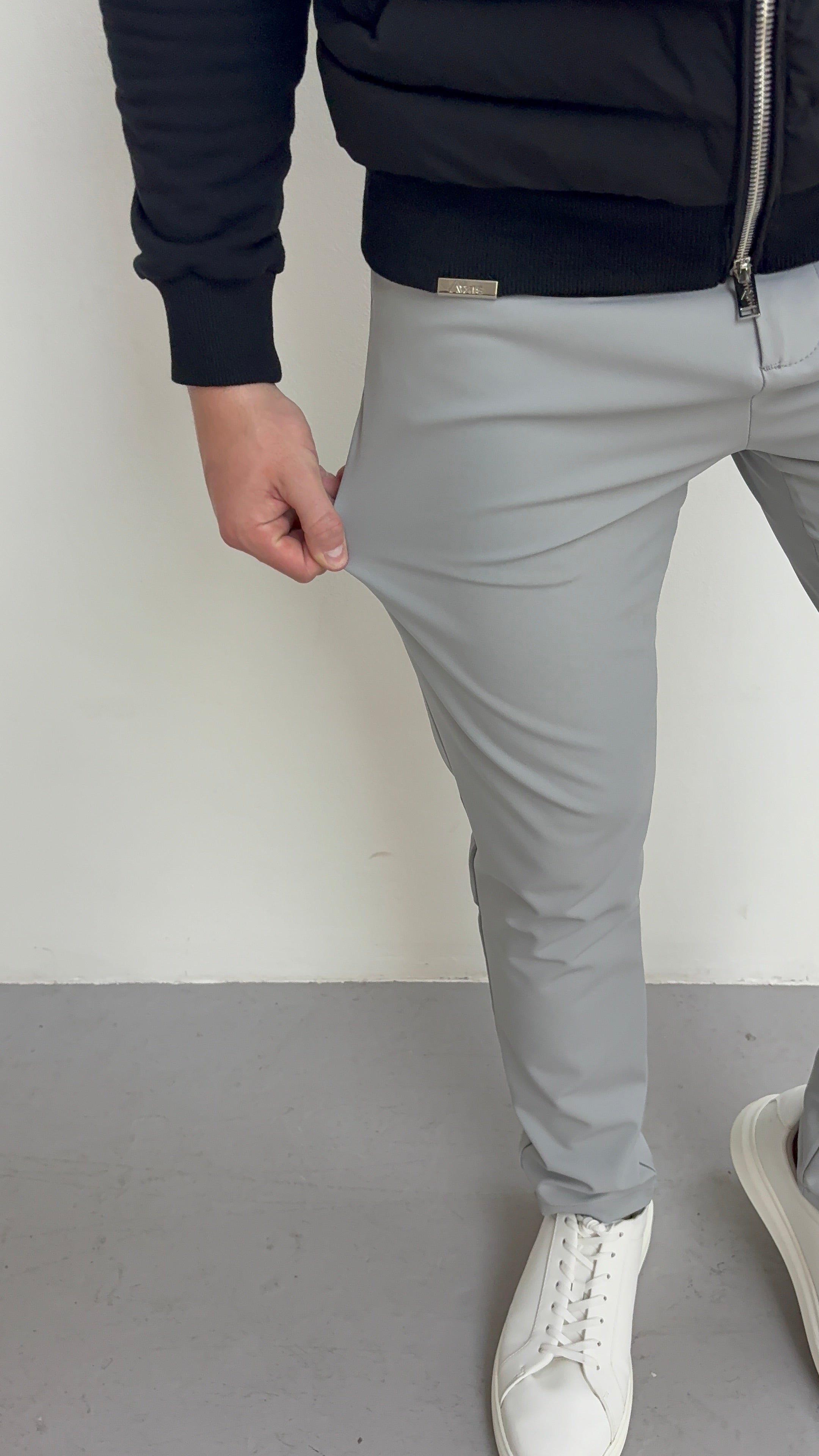 AX LUX TROUSERS GREY