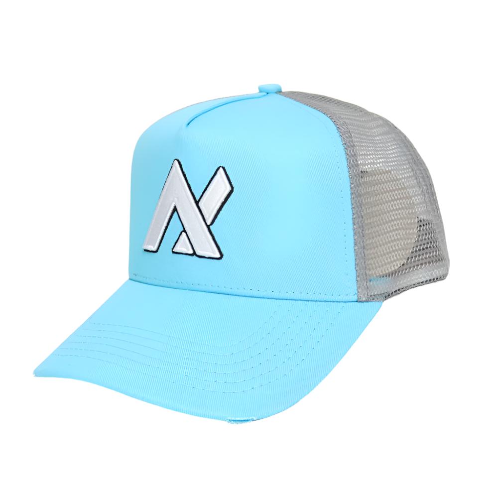 AX LOGO CAP BABY BLUE | GREY